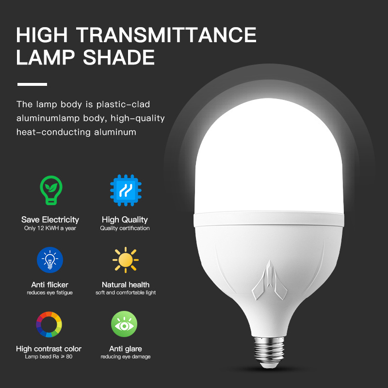 Best Selling home warm white led T Bulb products High Lumen E27 Led Bulb For Indoor Lighting