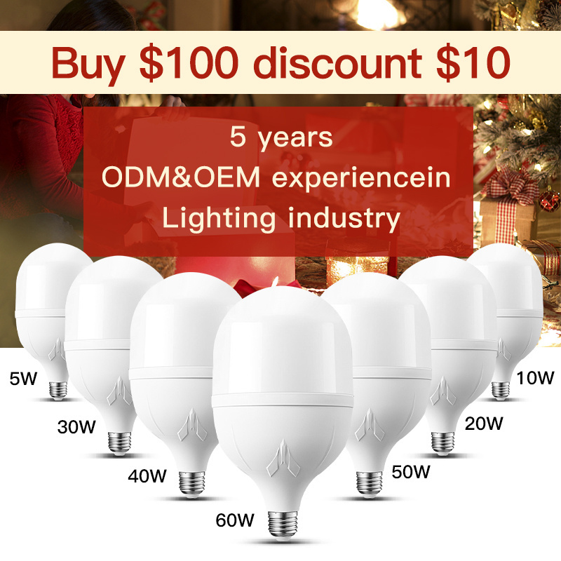 Best Selling home warm white led T Bulb products High Lumen E27 Led Bulb For Indoor Lighting