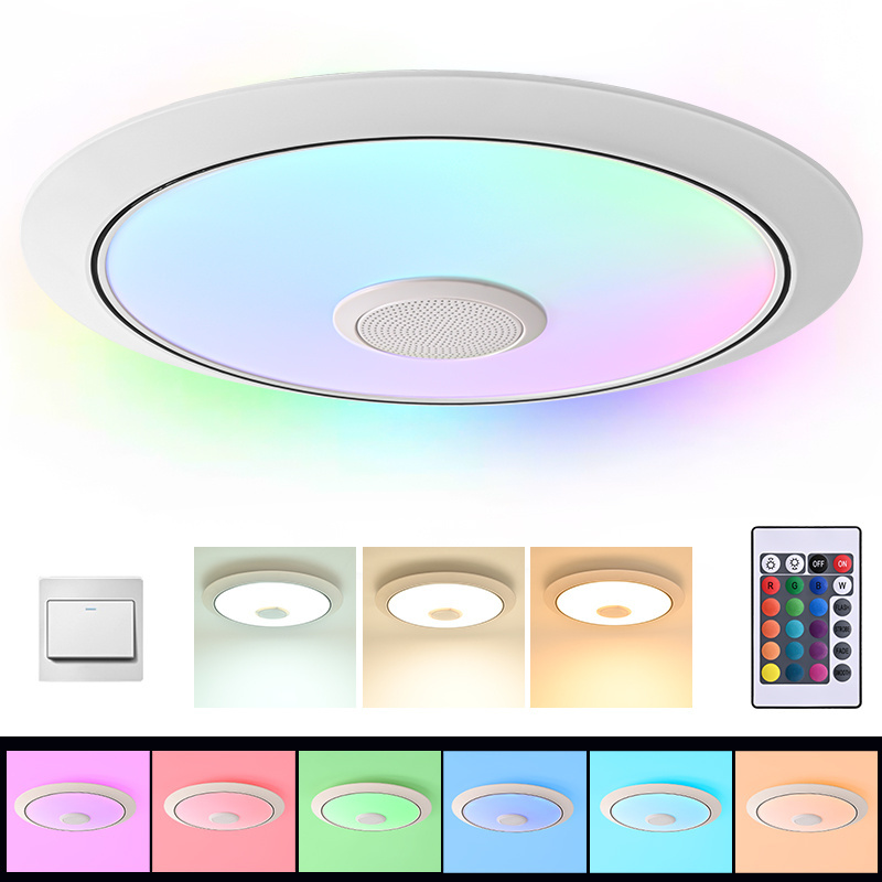 Party LED ceiling light with bluetooth music Home applications chandelier bluetooth ceiling lights