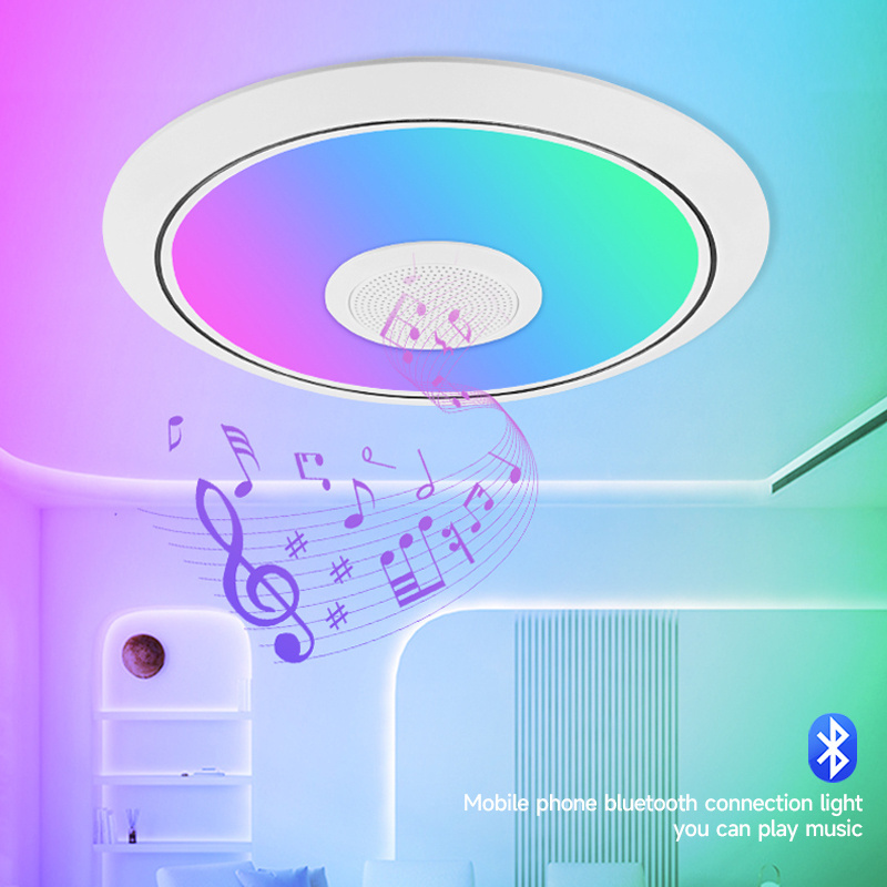 Party LED ceiling light with bluetooth music Home applications chandelier bluetooth ceiling lights