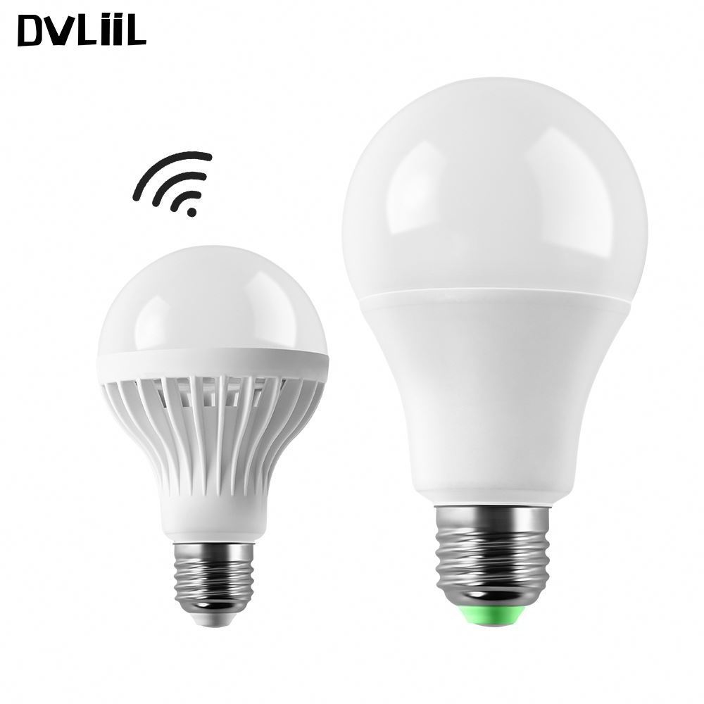 Outdoor Led Sound Sensor Lamp 3W 5W 7W 9W Light Auto Induction Smart Led Lighting E27 Bulb