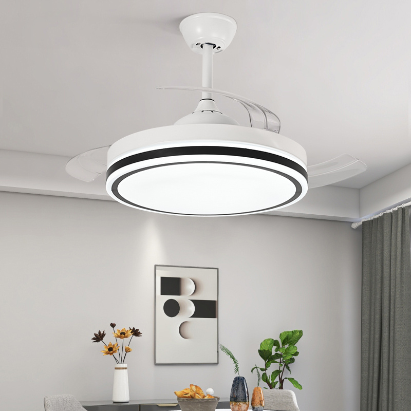 LED Chandelier ceiling fan with light and remote control modern ceiling Fan lamp with Blade lighting