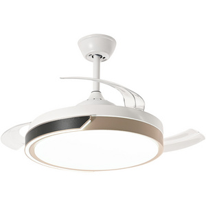 LED Chandelier ceiling fan with light and remote control modern ceiling Fan lamp with Blade lighting