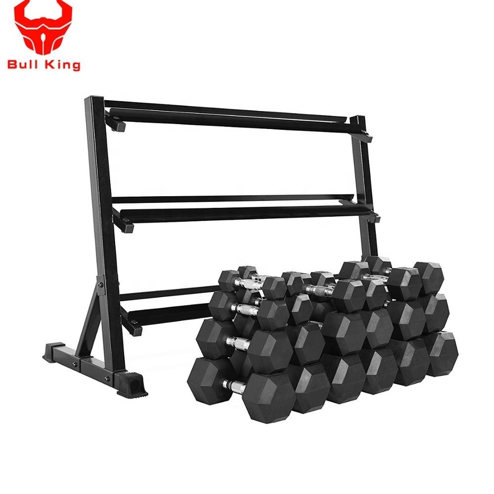 gym equipment  dumbbells hex dumbbell set  gym adjustable dumbbells set 40kg weight rack