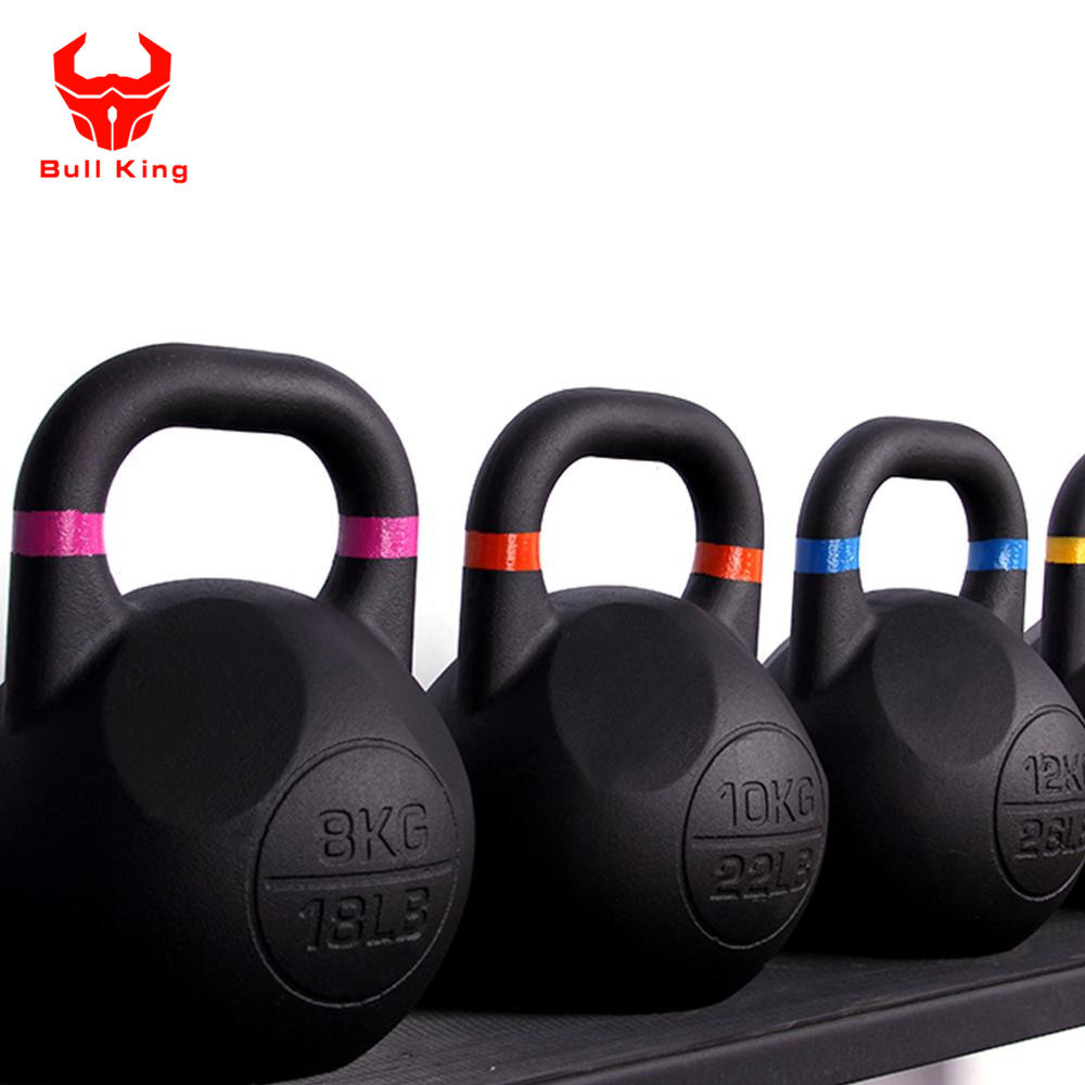 High Quality gym weights Power Training Coated Cast Iron Kettlebell