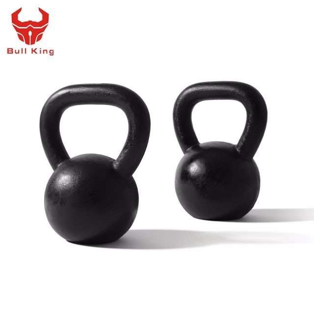 8kg 16kg 24kg 32kg Black Cast Iron Kettlebells for Doing Sports indoors and outdoors