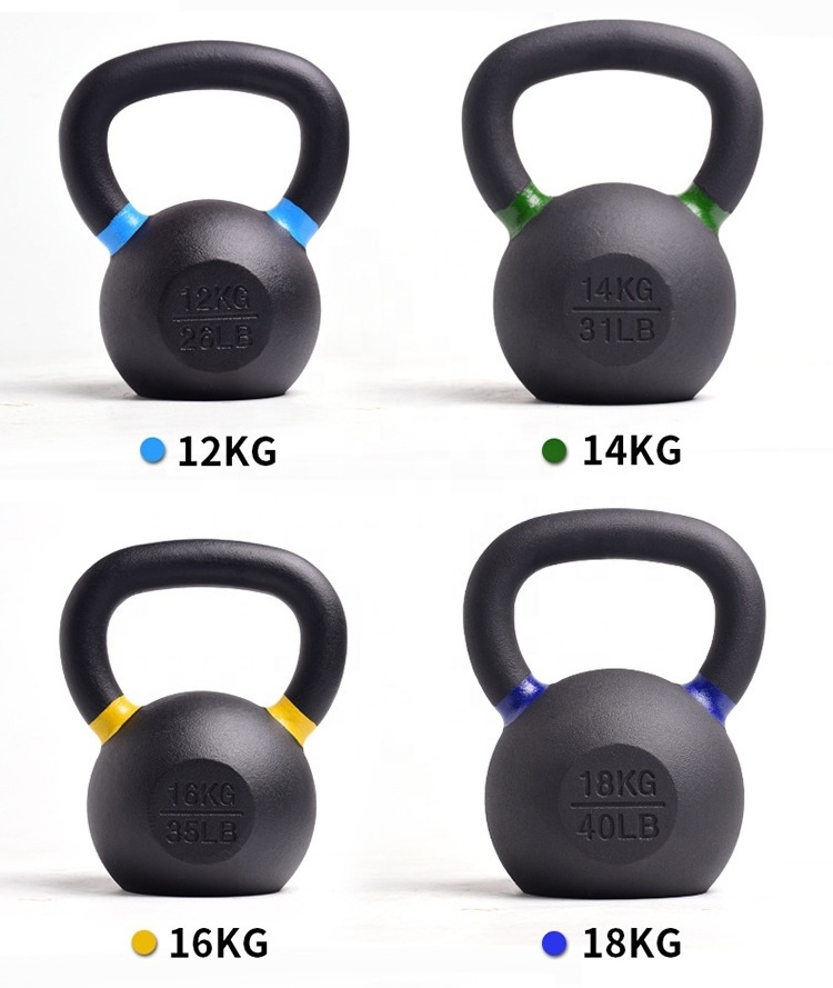 rizhao kettlebell pro grade cast iron kettlebell weight lifting16kg kettlebell adjustable set