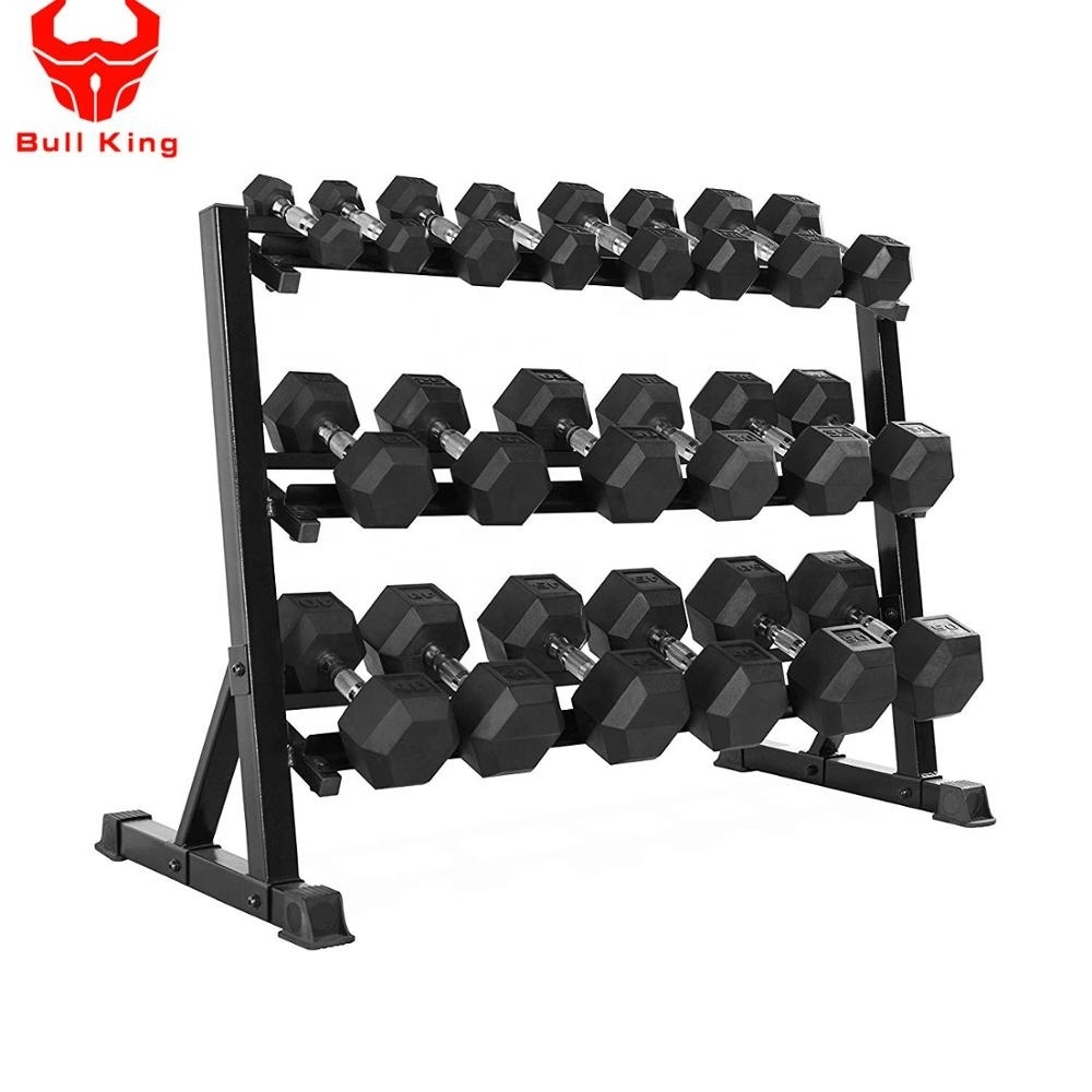 gym equipment  dumbbells hex dumbbell set  gym adjustable dumbbells set 40kg weight rack