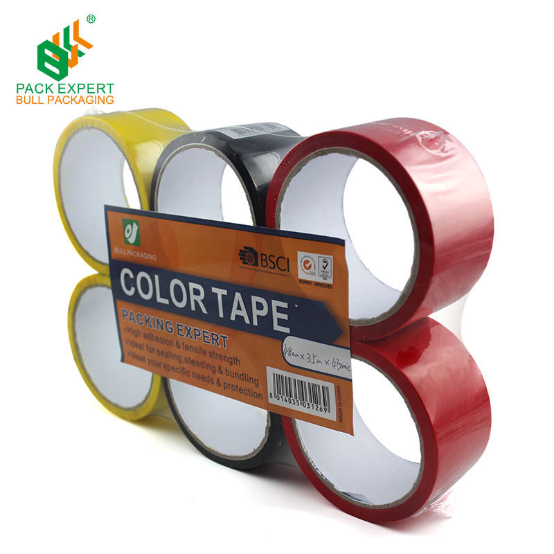 Acrylic Glue BOPP Film Super Clear Packing Tape with Dispenser