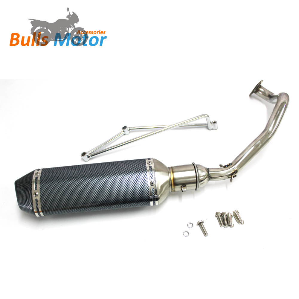 scooter racing exhaust system muffler for  GY6 125CC 150CC engine Yama 100 Honda Ruckus