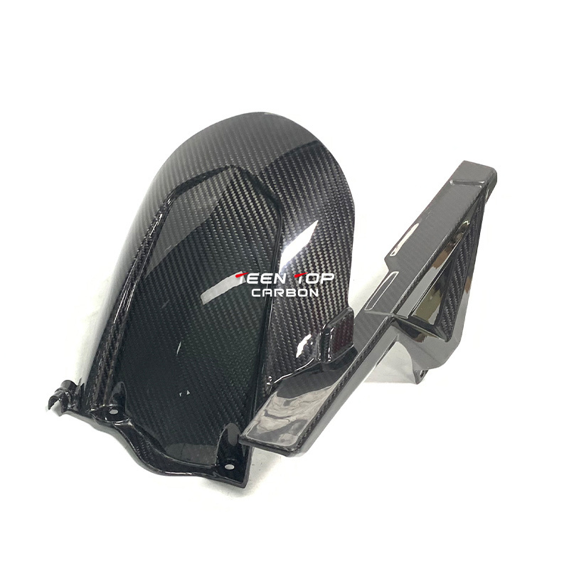 2021 2022 For Aprilia RSV4 Tuono V4 Carbon Fiber Rear Fender Chain Guard Motorcycle Spare Parts Mudguard Hugger Fender