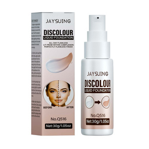 Jaysuing 100% Natural Herbal Discolour Liquid Foundation Long Lasting Brightening Concealer Safe For Sensitive