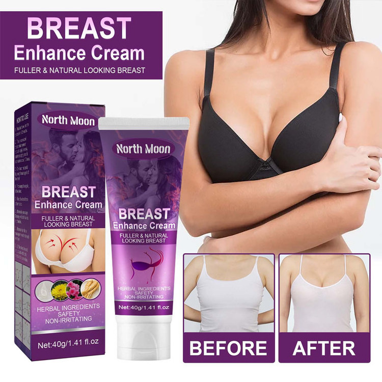 North Moon Breast Cream Daily Big Boobs Cream Women Breast Tightening OEM ODM Private Label Breast Lifting Fast Cream 3pcs