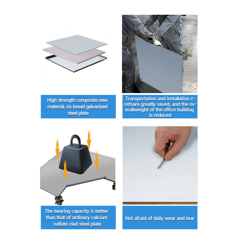 Overhead Jiangsu factory office OA-600 steel raised access floor/false floor system