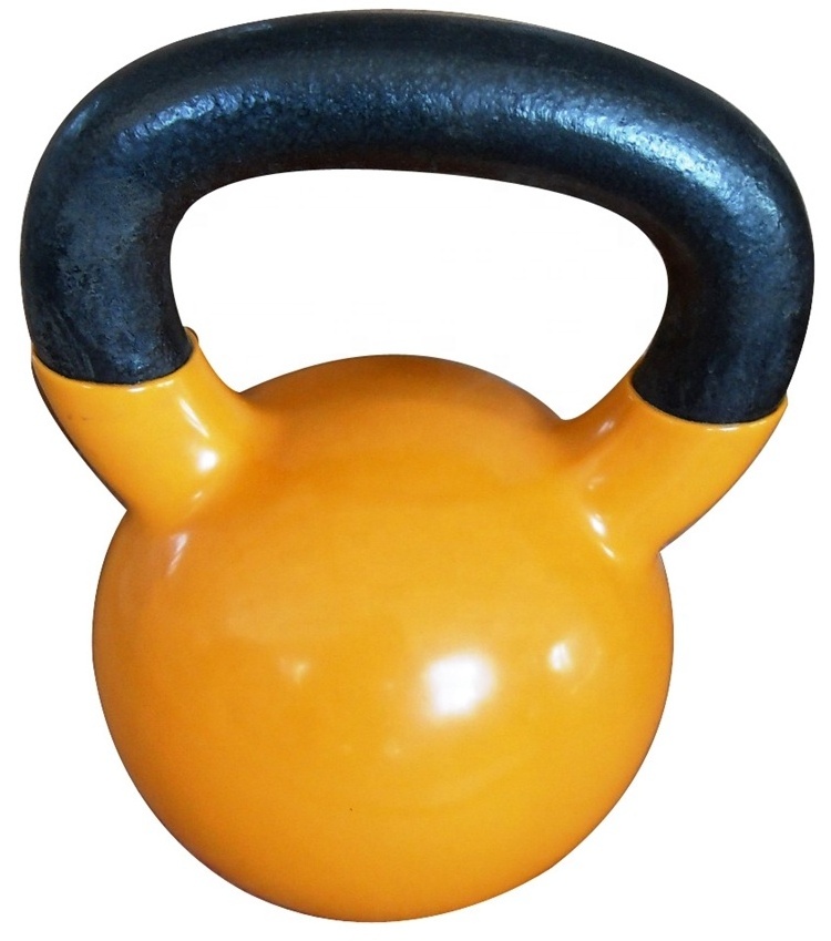 Custom LOGO PVC Coated Dipping Vinyl Iron Kettlebell