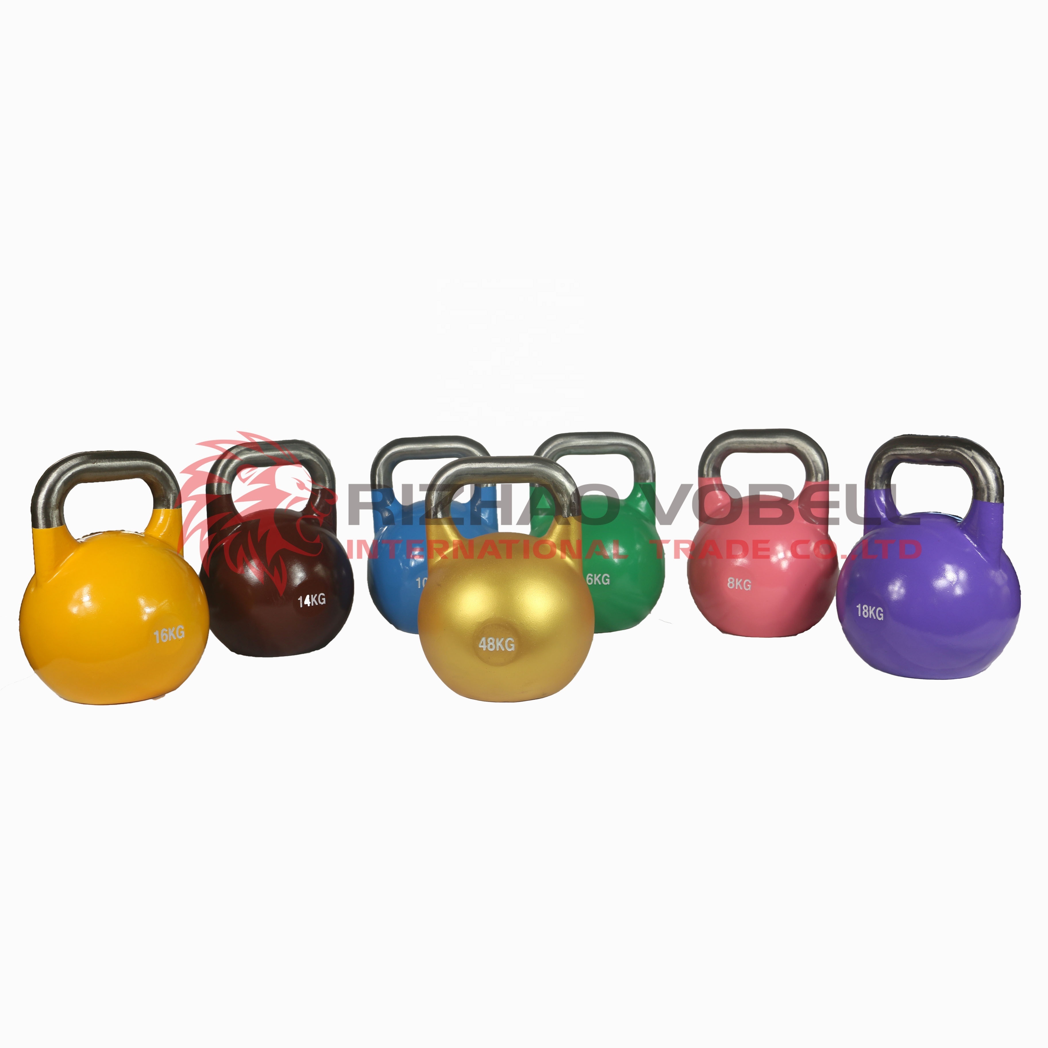 Rizhao Vobell Stainless steel handle competition kettlebell