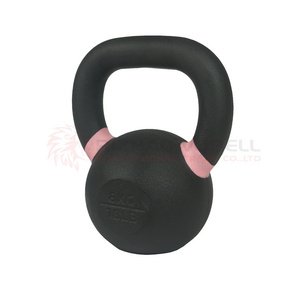 China Factory Price  Cast Iron Powder Coated Kettlebell