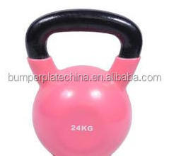 Custom LOGO PVC Coated Dipping Vinyl Iron Kettlebell