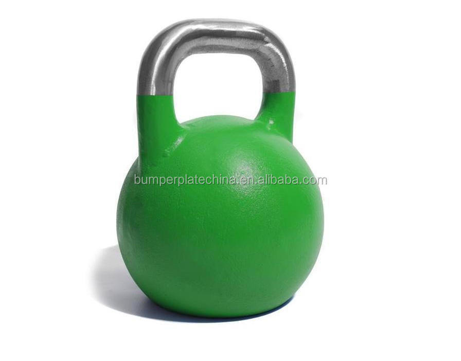 stainless popular colored steel handle competition kettlebell