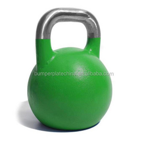 stainless popular colored steel handle competition kettlebell