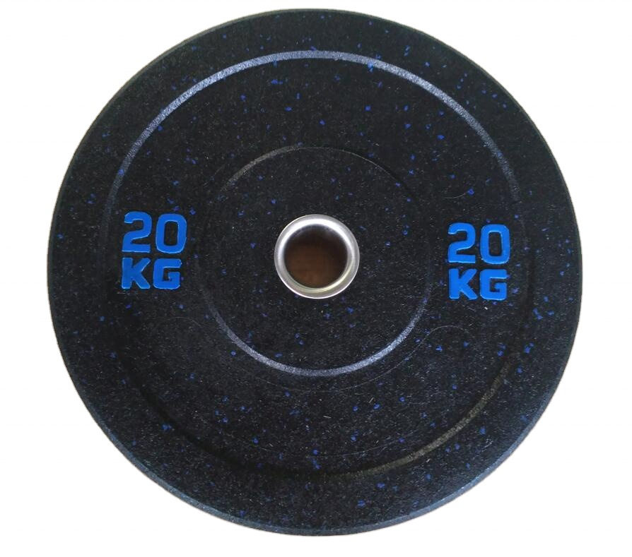 Sports Crumb Weight Lifting Plates Black Hi Temp Bumper Plates