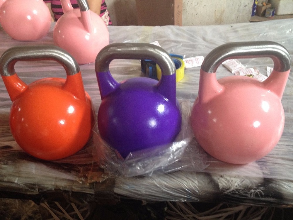 Rizhao Vobell Stainless steel handle competition kettlebell