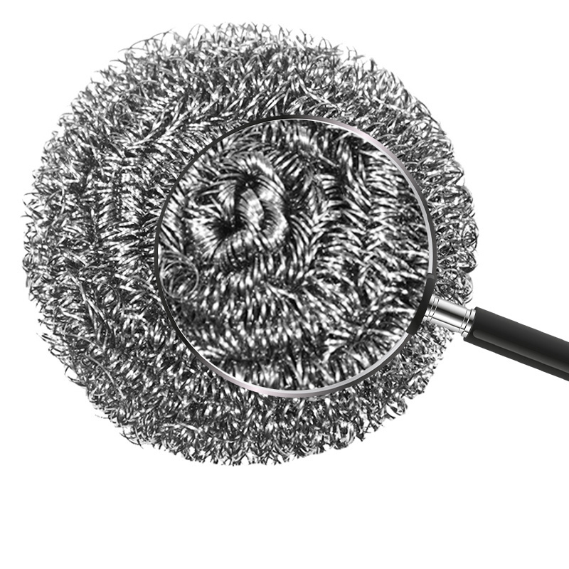 High Quality For Washing Dishes Sponge Scourer Pad 410 Stainless Steel Kitchen Cleaning Scrubber