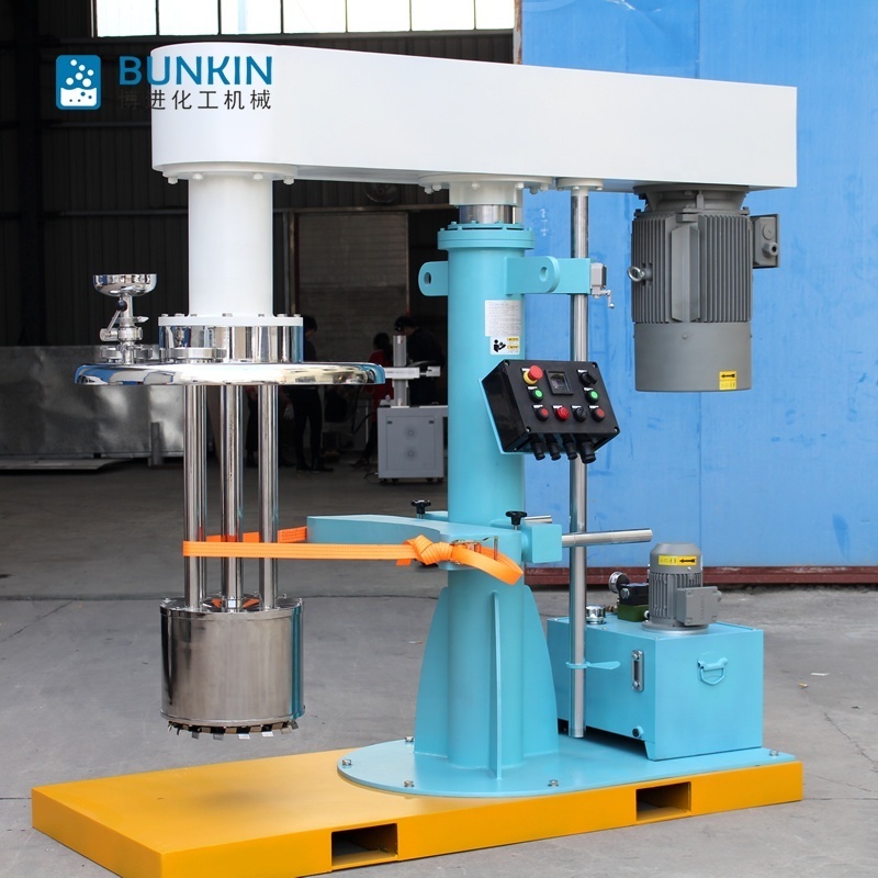 Factory Price Hydraulic lifting Basket Grinding Mill For Paint/Pigment/Ink/Dyestuff