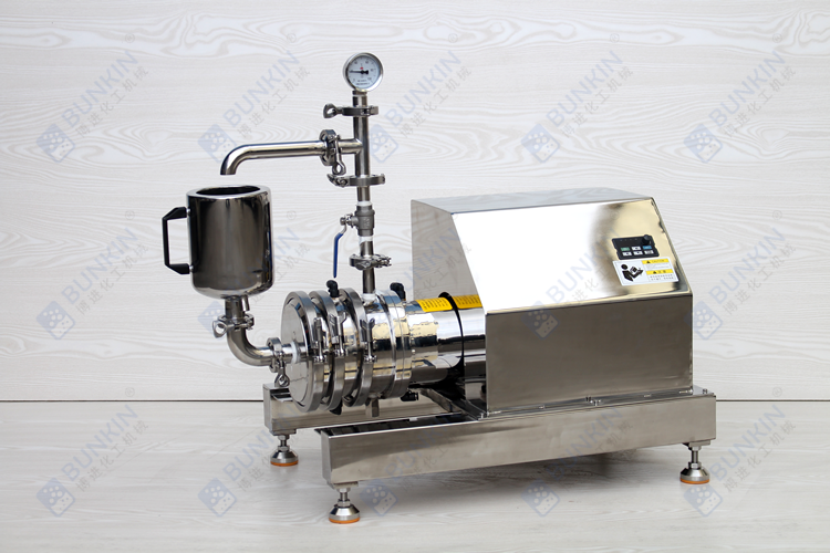 Lab Three Stage high shear mixer Emulsifier pump in line disperser high shear pump high speed powder-liquid emulsifying pump