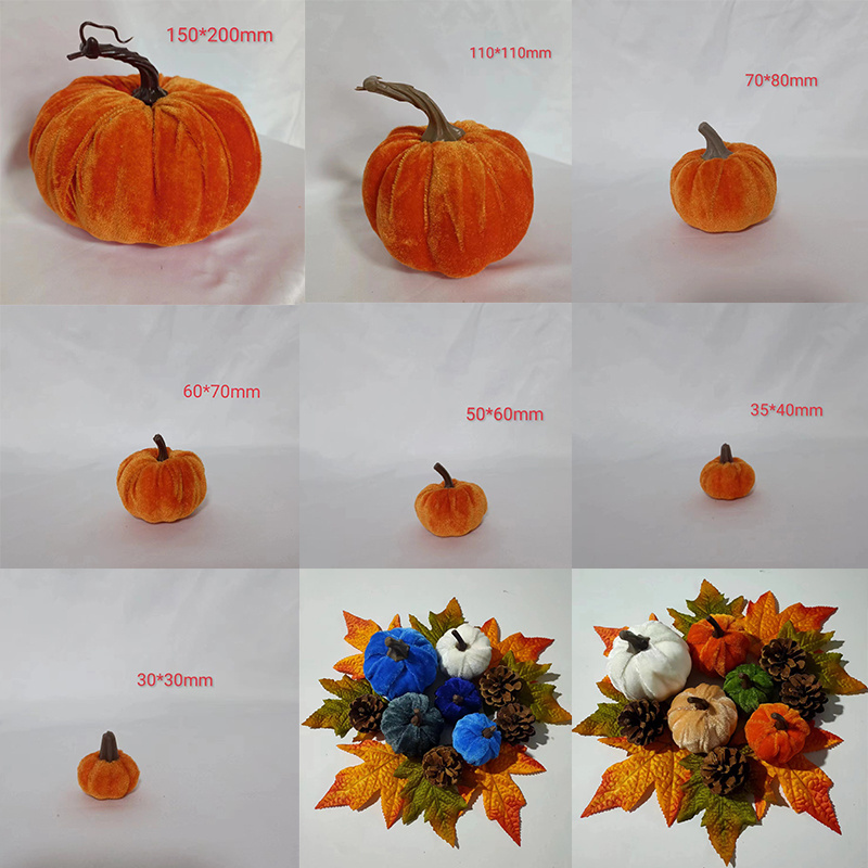 Large Wholesale Faux Pumpkins Decoration Accessories Foam Artificial Pumpkin For Halloween Christmas Decoration