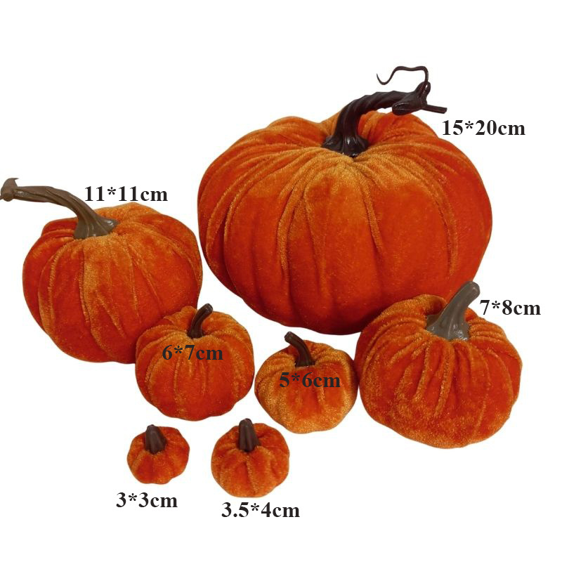 Large Wholesale Faux Pumpkins Decoration Accessories Foam Artificial Pumpkin For Halloween Christmas Decoration