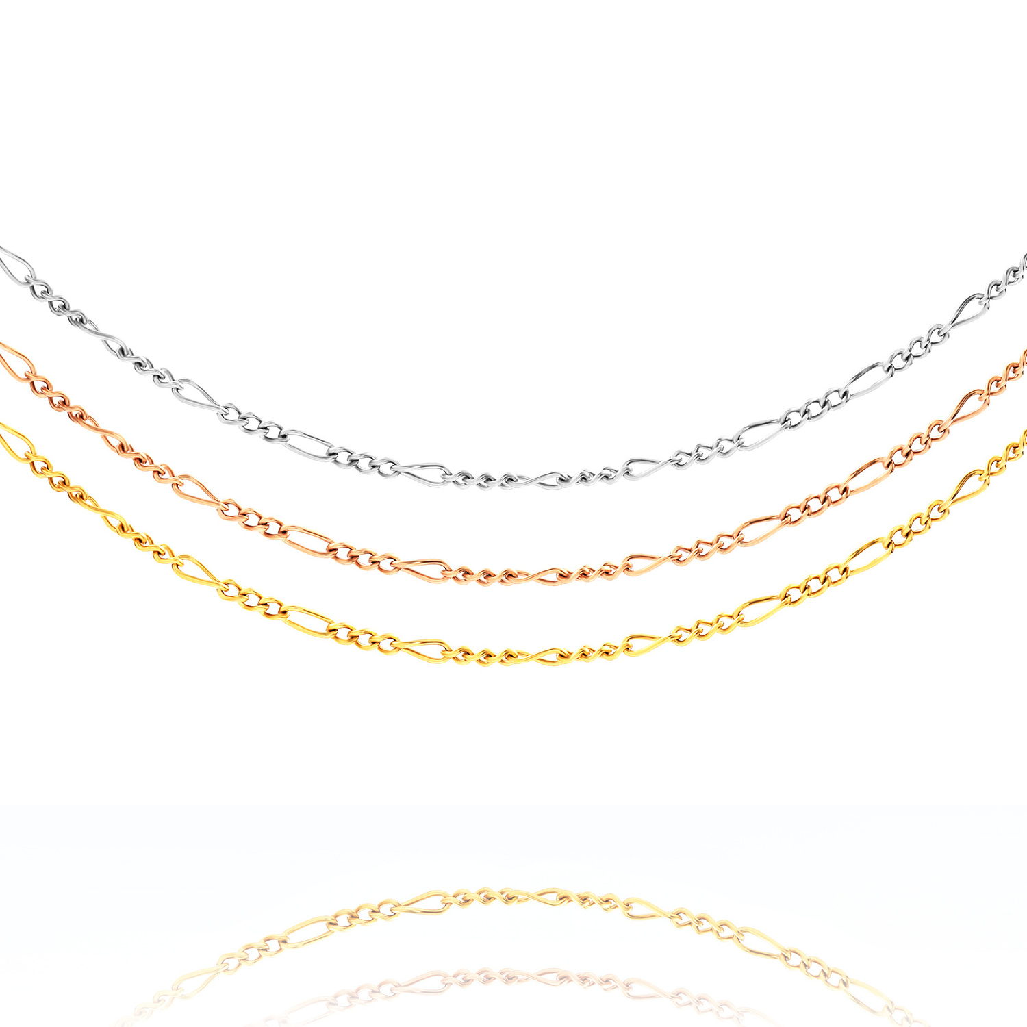 Fashion Not Fade Necklace 18K/14K Gold Plated  Stainless Steel Necklace Jewelry Making Supplies