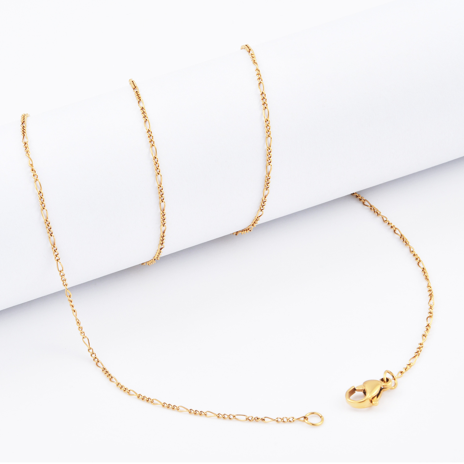 Fashion Not Fade Necklace 18K/14K Gold Plated  Stainless Steel Necklace Jewelry Making Supplies