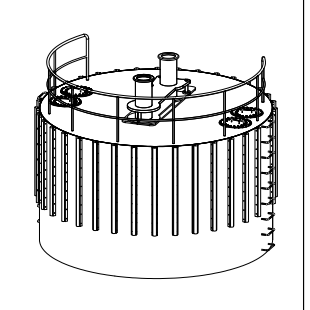 5m diameter offshore steel  mooring buoy