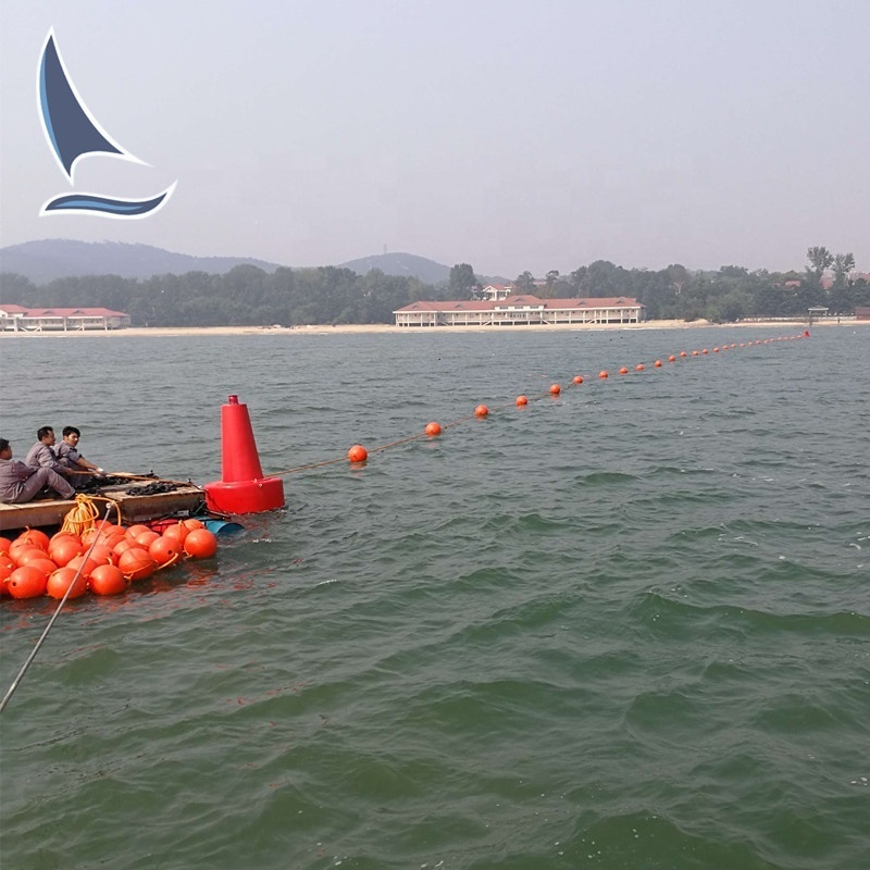 300mm plastic floating buoy PU foam floating marker balls