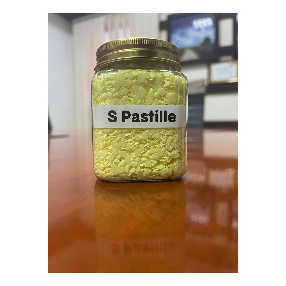 Factory Price Pastilles Granular Sulphur with 99% Purity in Bright Yellow