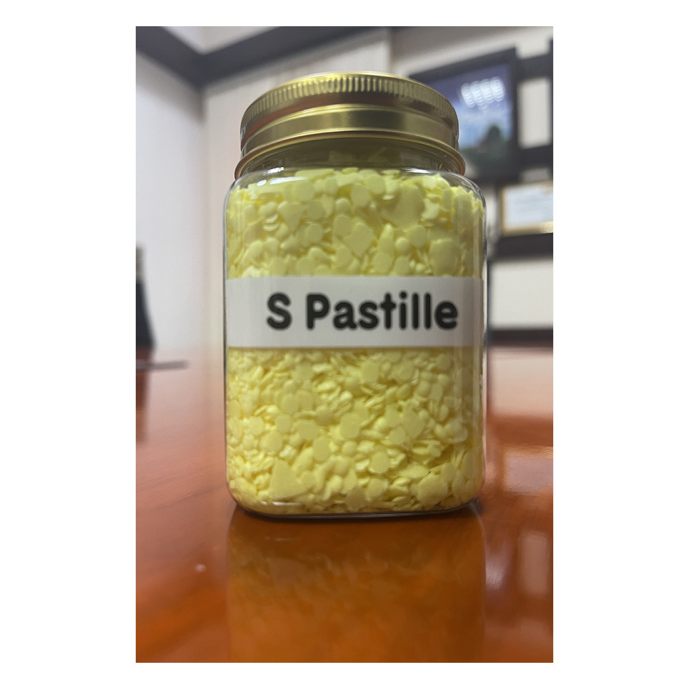 Factory Price Pastilles Granular Sulphur with 99% Purity in Bright Yellow