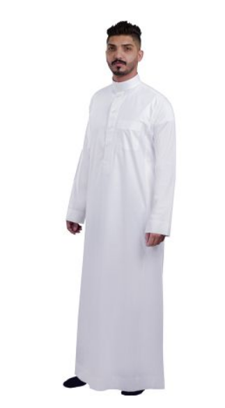 Breathable Wholesale OEM solid Color Custom Al Daffah Thobe Plain Long Muslim Dress jubbah Thobes For Men