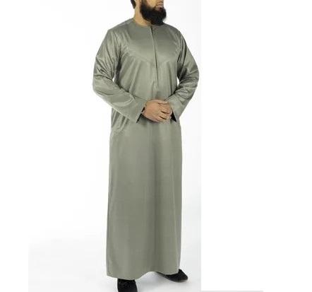 Saudi Thobe Jubbah For Mens Wholesale Daffah Islamic Arabic breathable High Quality Clothing