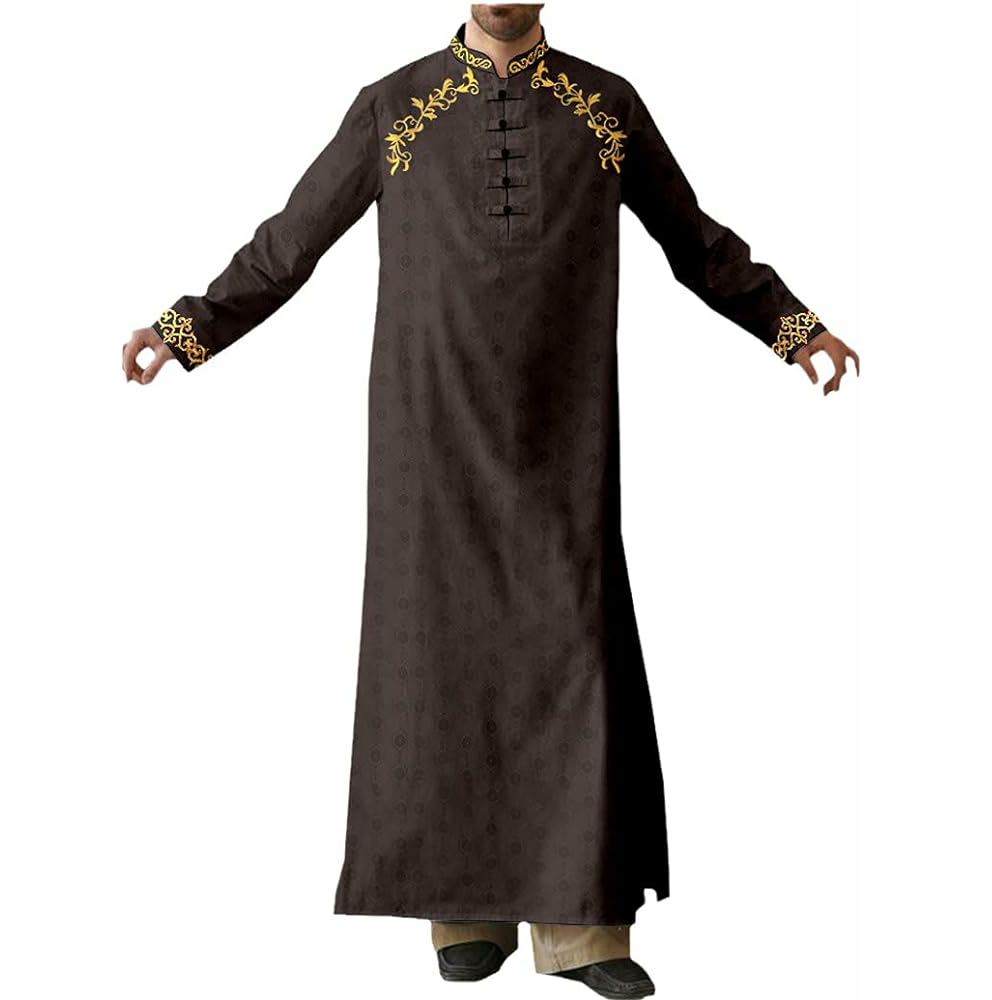 2024 new design Thobes breathable mens Muslim Clothing Qatar Style Robes Islamic wear Wholesale Cheap Daffah Men thobe