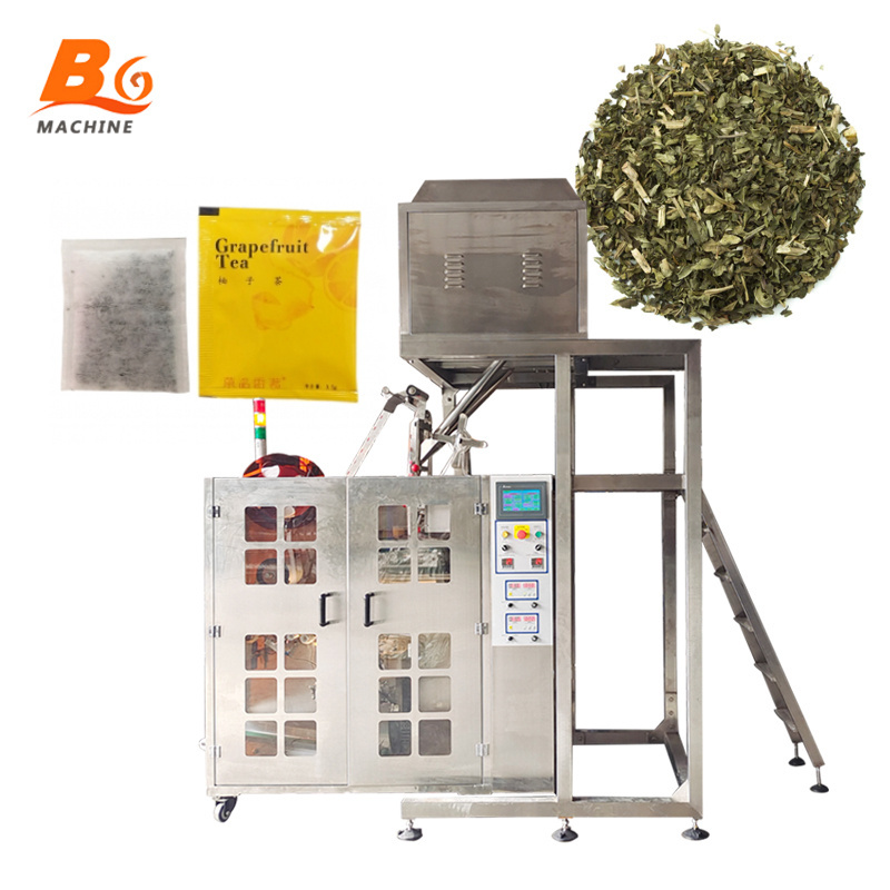 BG Fully Automatic Nylon PLA Triangle Pyramid Tea Bag Packing Machine for 2g 5g