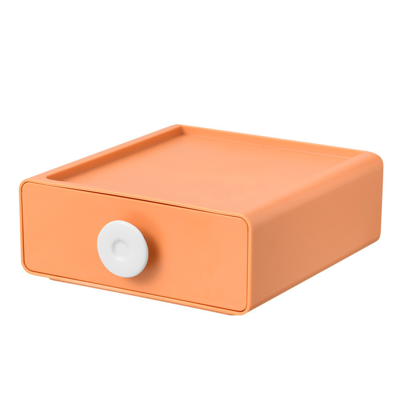 Desk Portable Plastic Storage Drawer Mini Desktop Sliding Drawer Small Size Tabletop Plastic Storage Drawers