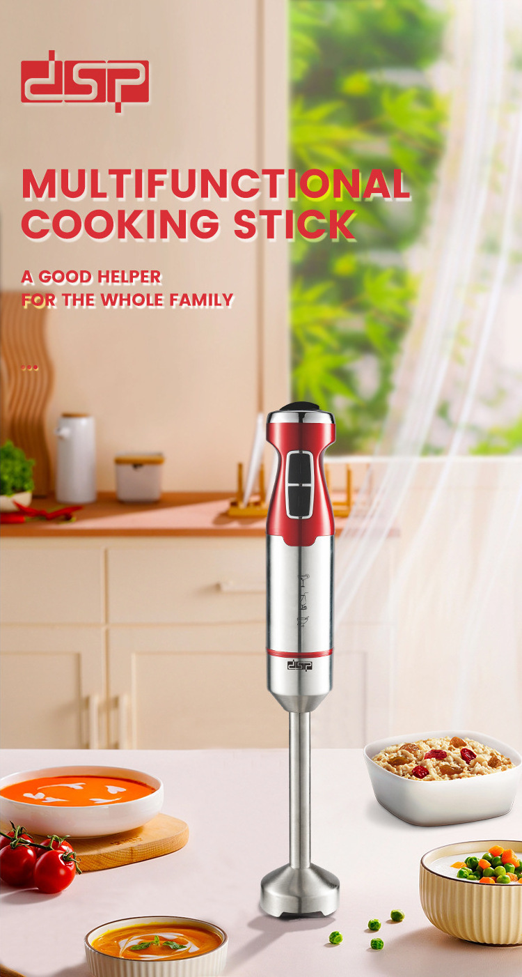 New Heavy Duty Hand Blender Electric Chopper Vegetable Variable Speed Stick Blender Vegetable Food Processor Immersion Blender