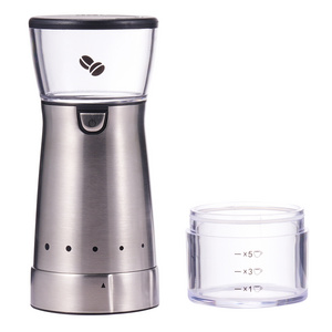 High Quality USB Rechargeable Coffee Grinder Cordless Electric Portable Coffee Machine Travel Rechargeable Coffee Grinder