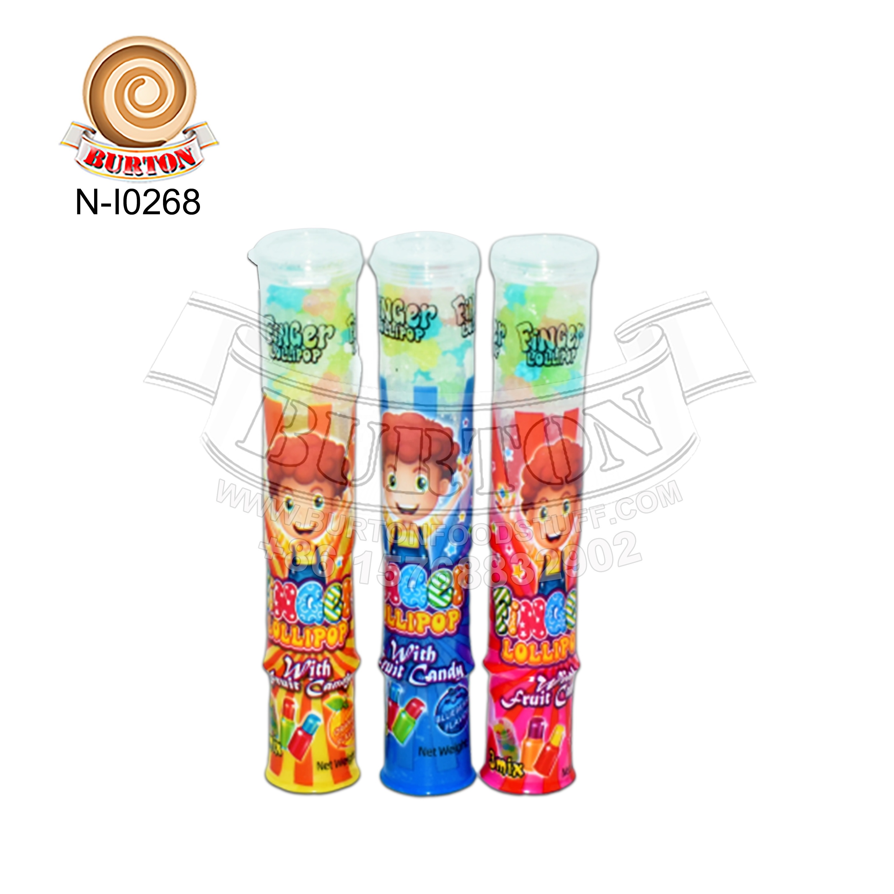 Funny fruit flavor finger hard candy lollipop with colorful star candy