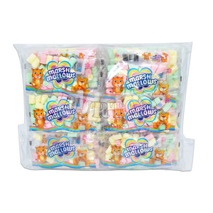 Colorful sweet short chalk shape marshmallow fruit flavors marshmallow