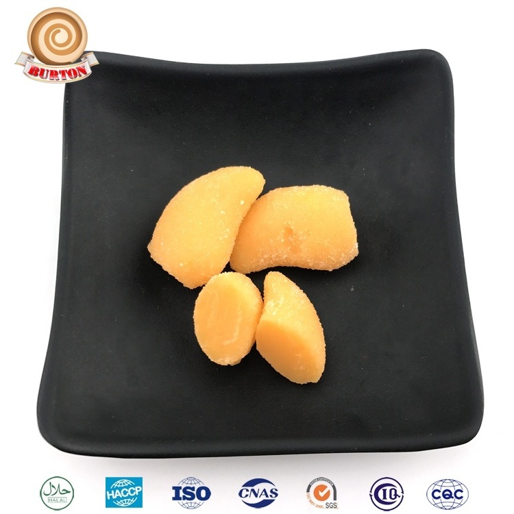 Individual packed mango shaped starch sweet jelly soft gummy candy