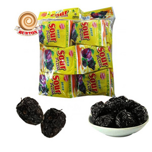 Halal chinese dried fruit sweet dried sour black plum