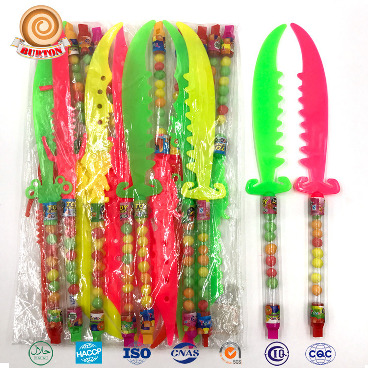 Plastic Knife Sword Toy with candy