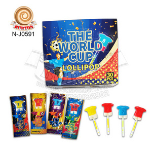 Football shirt shape glow stick lollipop light stick lollipop